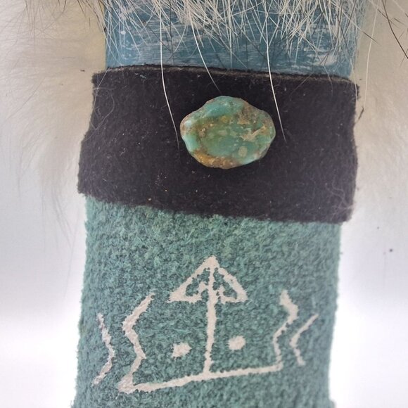 Kachina Doll Handmade Zuni Rain Priest Navajo Indians NativeAmerican Art 7 Inch - Picture 8 of 16